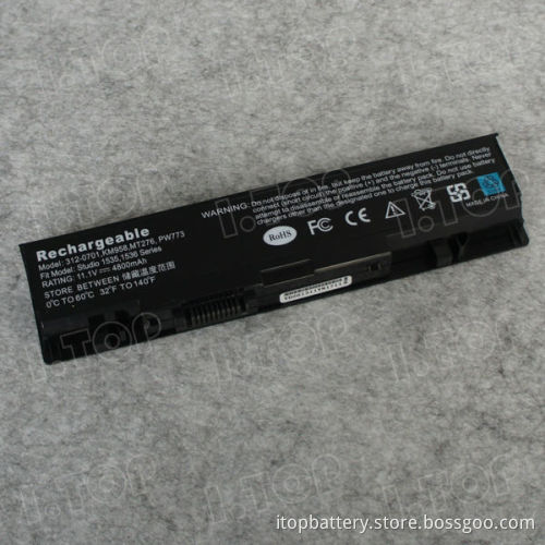replacement laptop battery for Dell 1535 (6-cell)
